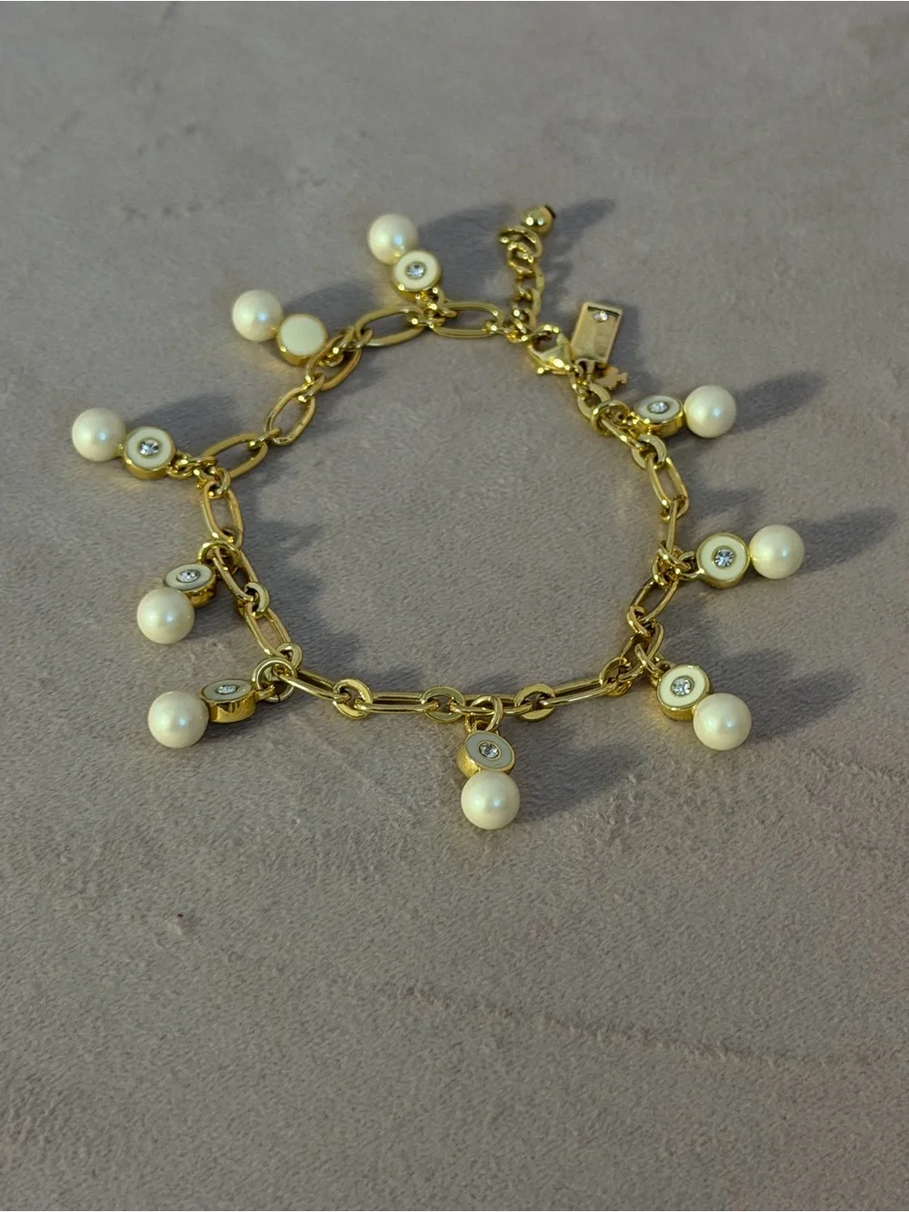 Kate Spade Pearly Delight Charm Bracelet